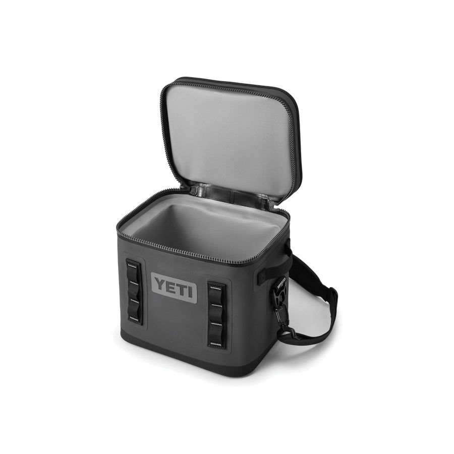 YETI® Hopper Flip® 18010110002 Soft Cooler, 24 Can, Fabric, Charcoal, 14.3 in W Exterior, 10.7 in D Exterior