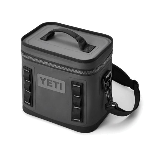 YETI® Hopper Flip® 18010130001 Soft Cooler, 11 Can, Zipper Closure, Fabric, Charcoal, 12.4 in W Exterior