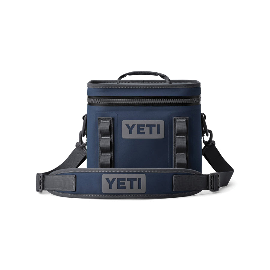 YETI® Hopper Flip® 18010130003 Soft Cooler, 11 Can, Zipper Closure, Fabric, Navy, 12.4 in W Exterior