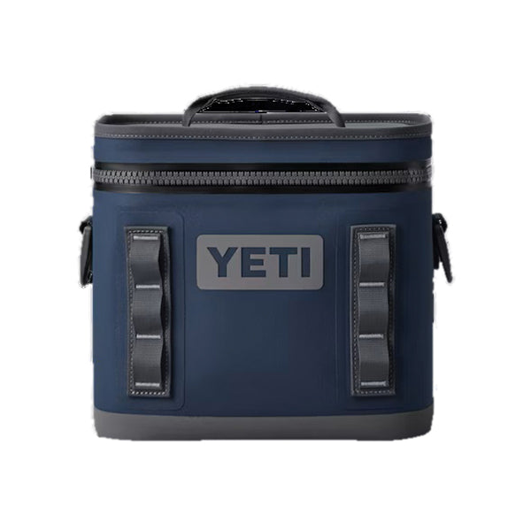 YETI® Hopper Flip® 18010130003 Soft Cooler, 11 Can, Zipper Closure, Fabric, Navy, 12.4 in W Exterior