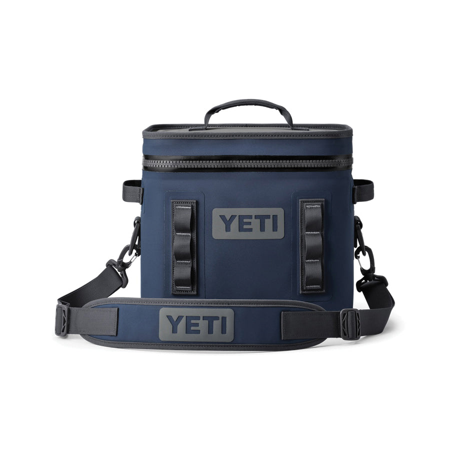 YETI® Hopper Flip® 18010130005 Soft Cooler, 24 Can, Fabric, Navy, 14.3 in W Exterior, 10.7 in D Exterior