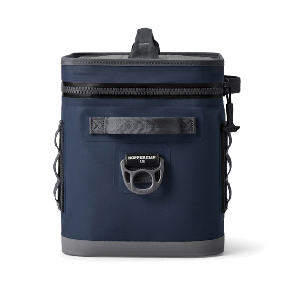 YETI® Hopper Flip® 18010130005 Soft Cooler, 24 Can, Fabric, Navy, 14.3 in W Exterior, 10.7 in D Exterior