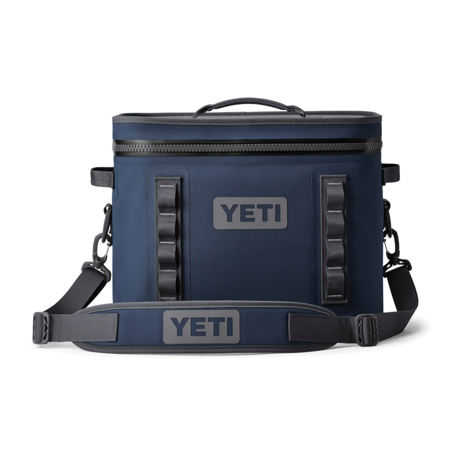 YETI® Hopper Flip® 18050121001 Soft Cooler, 30 Can, Fabric, Navy, 17.7 in W Exterior, 11-1/2 in D Exterior