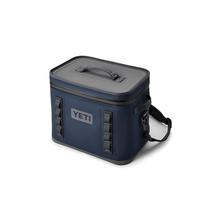 YETI® Hopper Flip® 18050121001 Soft Cooler, 30 Can, Fabric, Navy, 17.7 in W Exterior, 11-1/2 in D Exterior