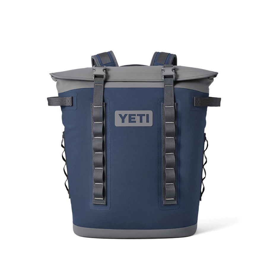 YETI® Hopper® 18050125002 Soft Backpack Cooler, Fabric, Navy, 15.3 in W Exterior, 9.9 in D Exterior