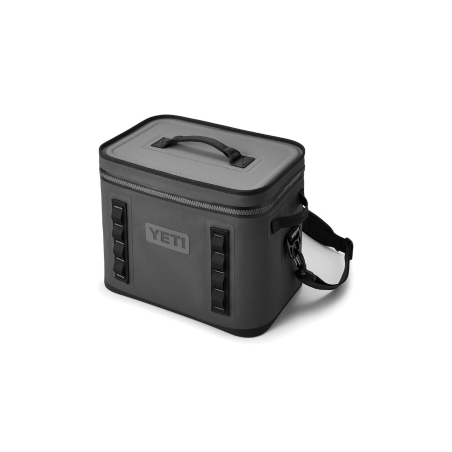 YETI® Hopper Flip® 18050130002 Soft Cooler, 30 Can, Fabric, Charcoal, 17.7 in W Exterior, 11-1/2 in D Exterior