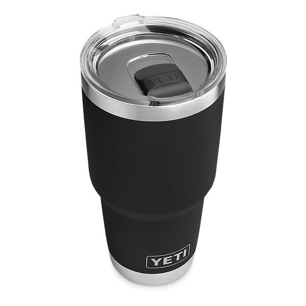 YETI® 21070070019 Tumbler With Lid, 30 oz Capacity, MagSlider™ Lid, 18/8 Stainless Steel, Black, Insulated