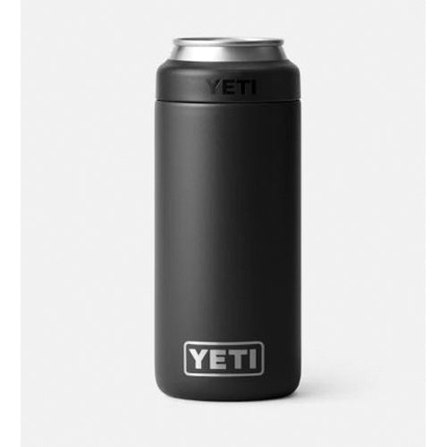 YETI® Rambler® COLSTER® 21070090039 Cooler Insulator, Slim Can Can/Bottle, 12 oz Can/Bottle, No Sweat Design, Black