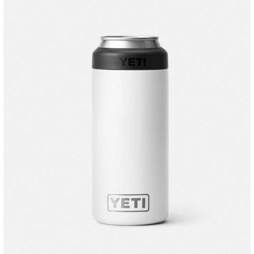 YETI® Rambler® COLSTER® 21070090082 Cooler Insulator, Slim Can Can/Bottle, 12 oz Can/Bottle, No Sweat Design, White