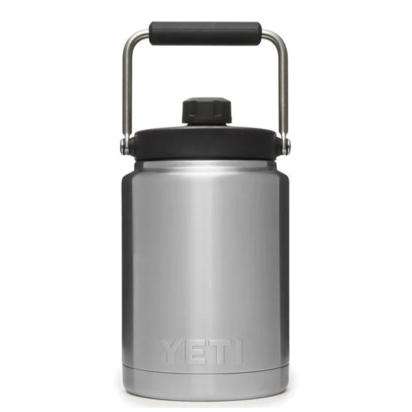 YETI® 21070140004 Jug With Lid, 1/2 gal Capacity, FatLid™ Cap/Lid, Rubber Grip Handle, 18/8 Stainless Steel