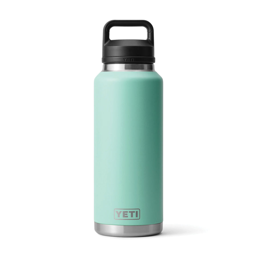 YETI® Rambler® 21071210001 Water Bottle With Chug Cap, 46 oz Capacity, 18/8 Stainless Steel Bottle, Seafoam Bottle