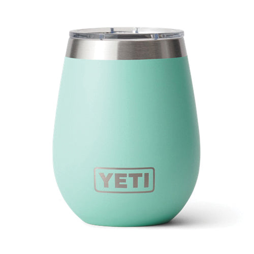 YETI® Rambler® 21071500585 Wine Tumbler With MagSlider™ Lid, 10 oz Capacity, 18/8 Stainless Steel, Seafoam, Insulated