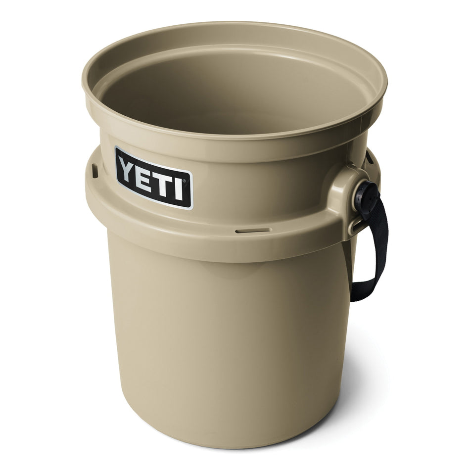 YETI® LOADOUT® 26010000006 Bucket, 10.3 in W, 15.9 in H, 5 gal Capacity, Tan