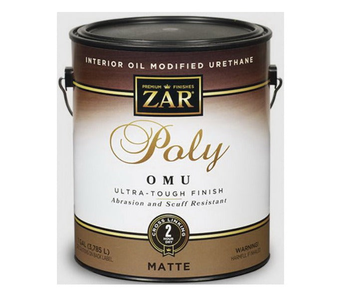 ZAR® 36212 Interior Finish, Oil Base, Satin, Translucent White, <250 g/L VOC, 400 to 500 sq-ft/gal Coverage Area, 1 qt