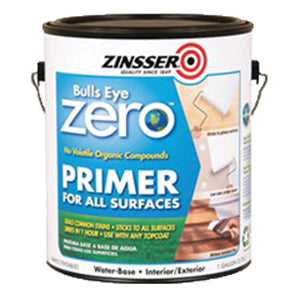 ZINSSER® Bulls Eye Zero™ 249020 Primer and Sealer, Water Base, White, 1 gal