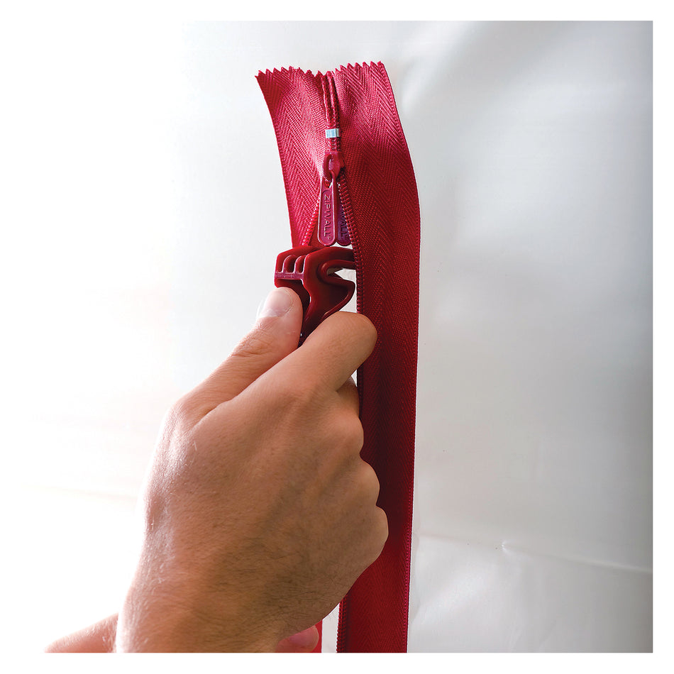 ZIPWALL® HDAZ2 Heavy-Duty Zipper, Plastic, For Use With: Dust Barrier Pole and Plastic Sheeting