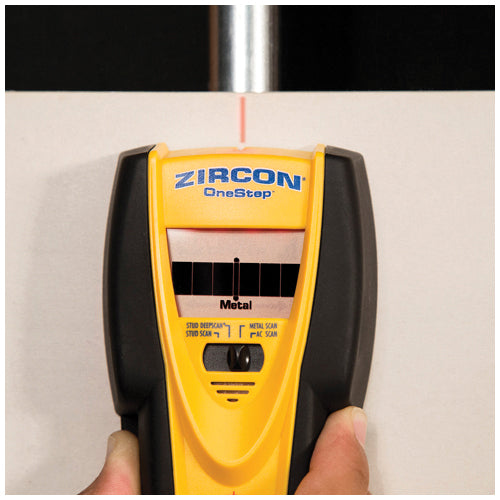 ZIRCON® MultiScanner® 61910 Stud Finder, 1-1/2 to 3 in D Scan, 1/8 in, 3/16 in, 1/2 in Accuracy, Detects: Metal, Wood