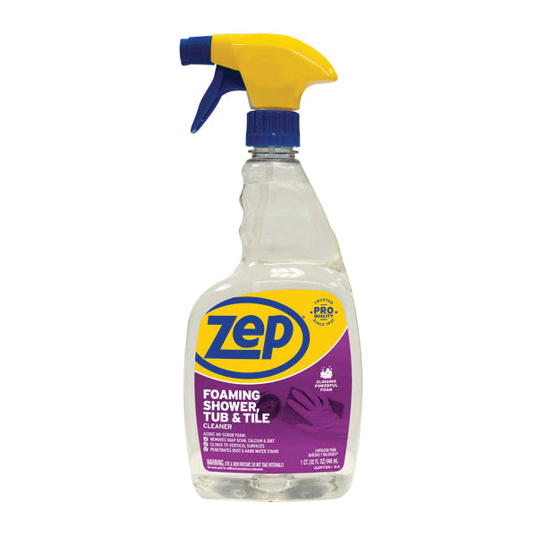 Zep® ZUPFTT32 Foaming Tub and Tile Cleaner, 32 oz, Liquid