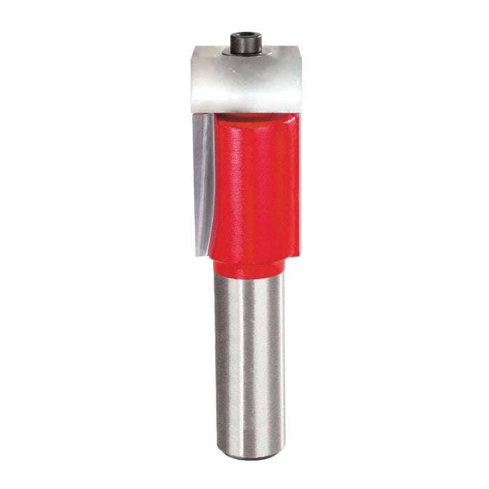 freud® 42-118 Flush Trim Bit, 1 in L Cut, 3-1/4 in OAL, 1/2 in Dia Shank, Carbide, Perma-Shield® Coated