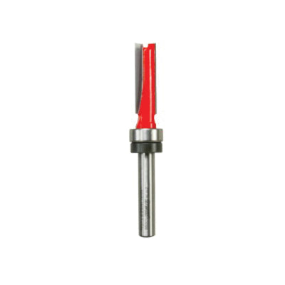 freud® 50-098 Flush Trim Bit, 5/16 in Dia Cutting, 1 in L Cut, 2-23/32 in OAL, 1/4 in Dia Shank, 2 -Flute, Carbide