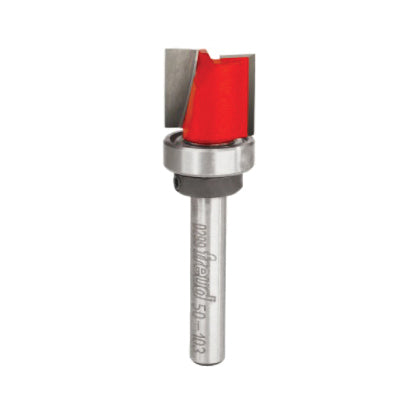 freud® 50-103 Flush Trim Bit, 5/8 in Dia Cutting, 9/16 in L Cut, 2-1/4 in OAL, 1/4 in Dia Shank, 2 -Flute, Carbide