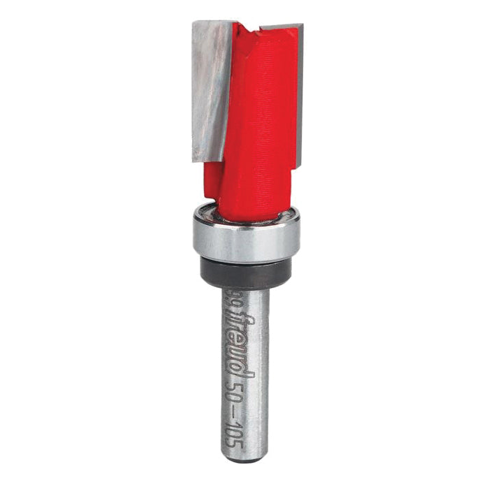 freud® 50-105 Flush Trim Bit, 3/4 in L Cut, 2-5/16 in OAL, 1/4 in Dia Shank, Carbide, Perma-Shield® Coated