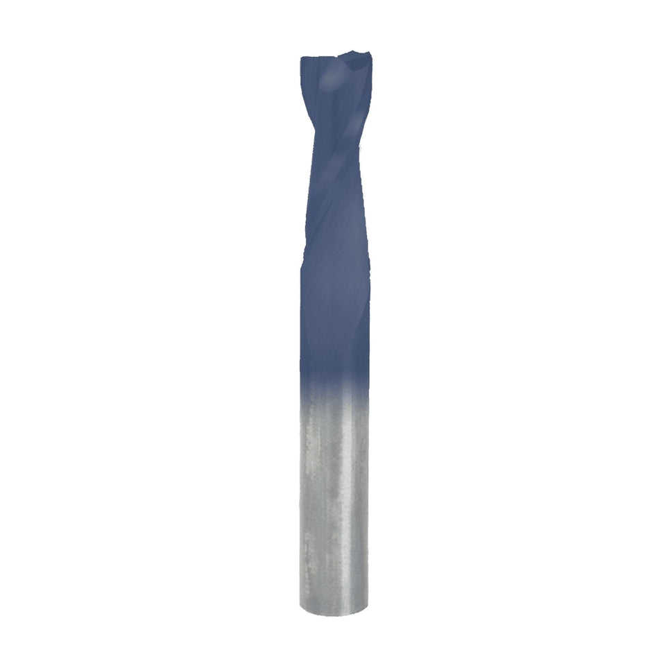 freud® 75-103 Up Spiral Bit, 1/4 in Dia Cutting, 3/4 in L Cut, 2 in OAL, 1/4 in Dia Shank, Carbide, Black ICE-Coated