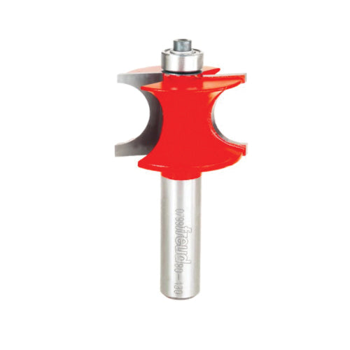 freud® 80-130 Router Bit, 1-9/16 in Dia Cutting, 1 in L Cut, 2-7/8 in OAL, 1/2 in Dia Shank, 2 -Flute, Carbide