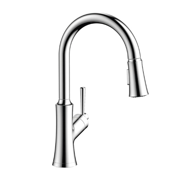 hansgrohe 04793000, Joleena Collection, Deck, Pull-Out, Kitchen Faucet, Chrome