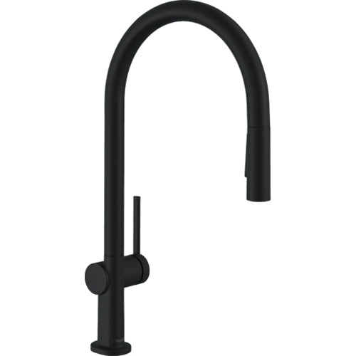 hansgrohe 72800671, Talis N Collection, Deck, Pull-Out, Kitchen Faucet, Matte Black