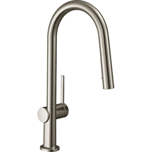 hansgrohe 72846801, Talis N Collection, Deck, Pull-Out, Kitchen Faucet, Stainless Steel