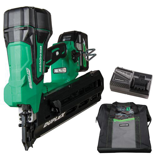 metabo HPT NR3675DD Cordless Forming Nailer, Tool/Kit: Kit, 37 Nail, 2 to 3-1/2 in L Nail, 21 deg Magazine, 36 V