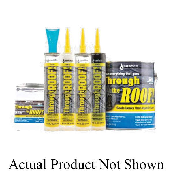 sashco® Through the Roof 14024 Elastomeric Sealant, Clear, 1 gal